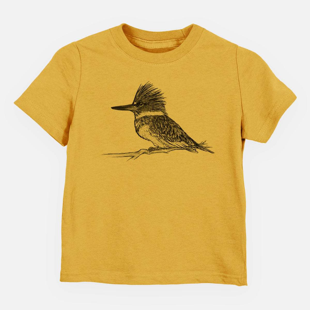 Belted Kingfisher - Megaceryle alcyon - Toddler/Youth Shirt