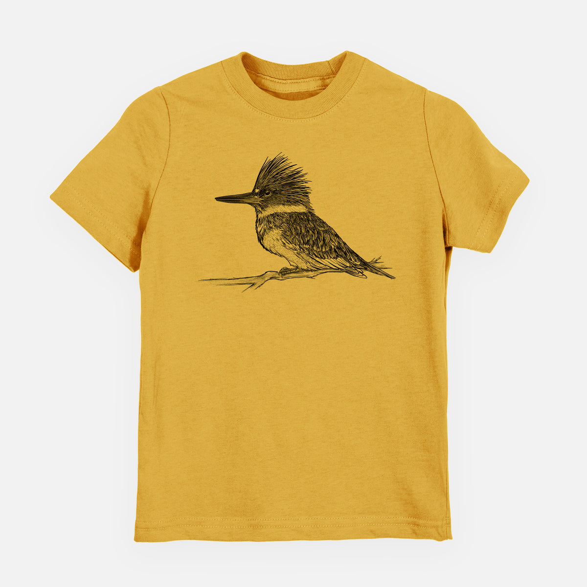 Belted Kingfisher - Megaceryle alcyon - Toddler/Youth Shirt