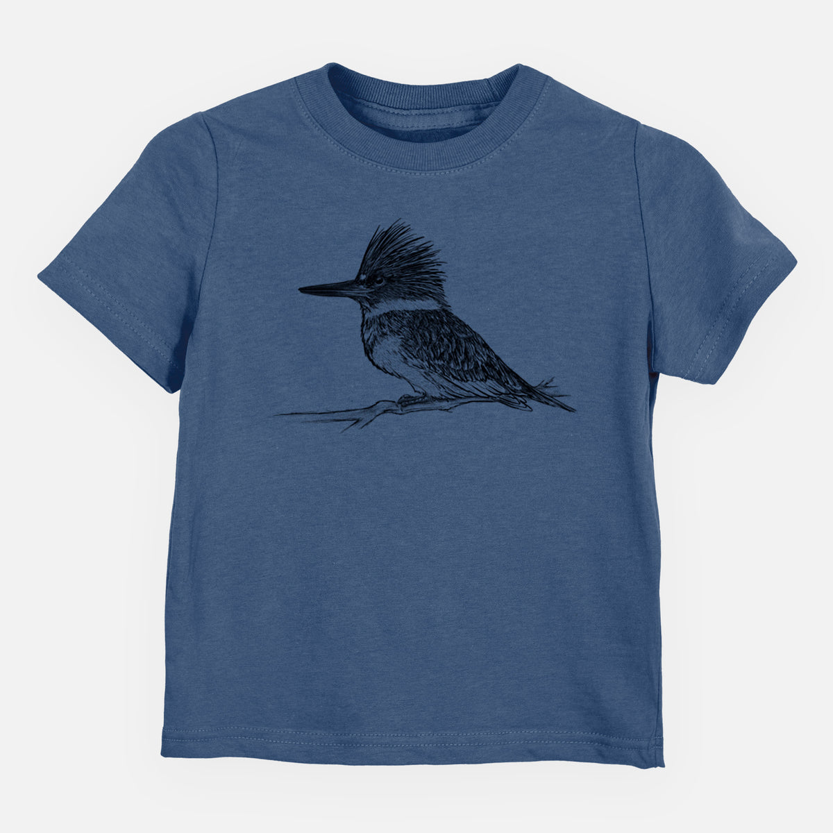 Belted Kingfisher - Megaceryle alcyon - Toddler/Youth Shirt