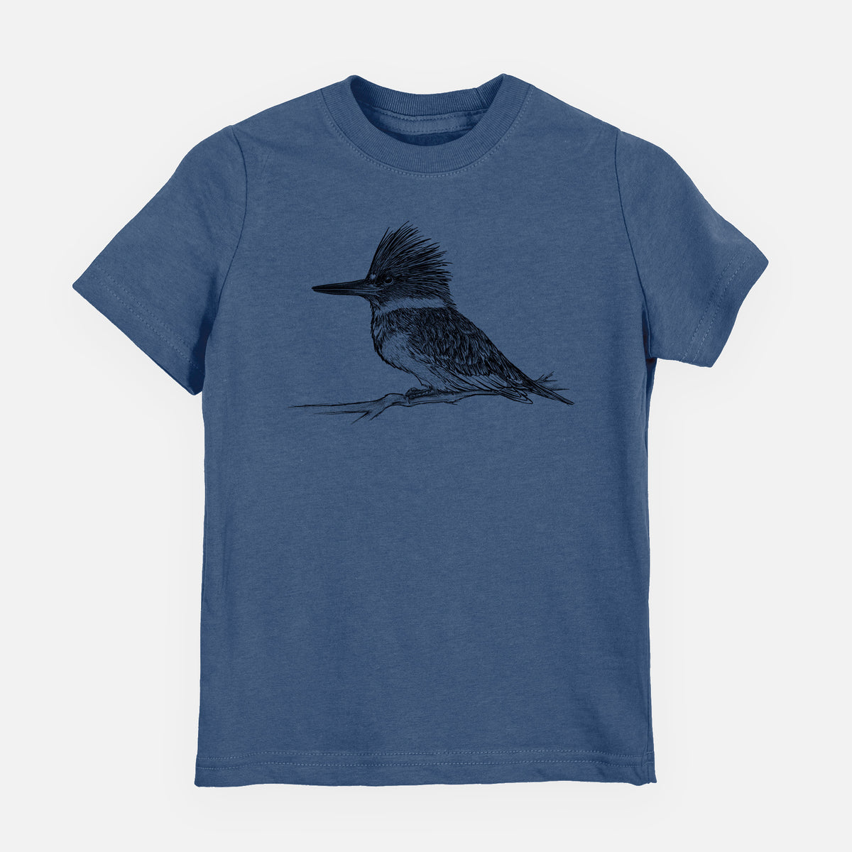 Belted Kingfisher - Megaceryle alcyon - Toddler/Youth Shirt