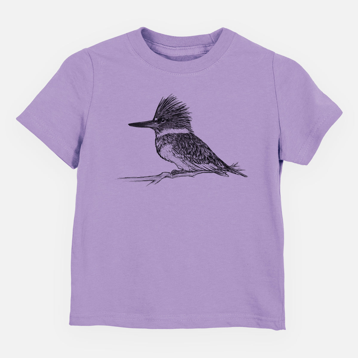 Belted Kingfisher - Megaceryle alcyon - Toddler/Youth Shirt