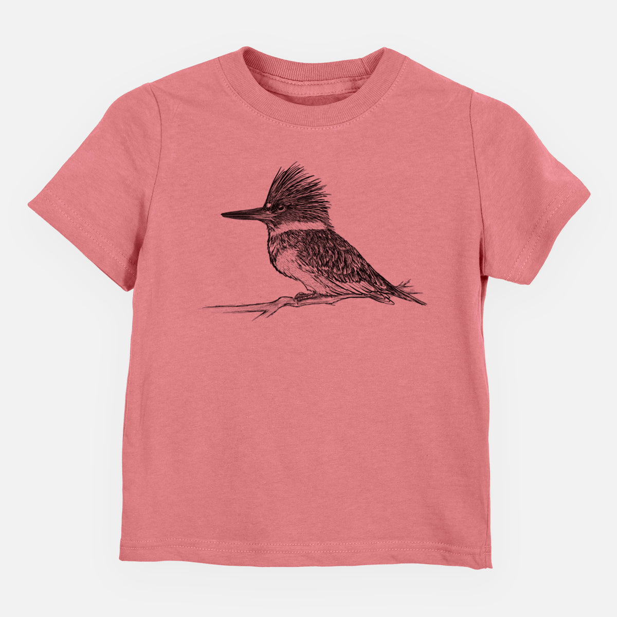 Belted Kingfisher - Megaceryle alcyon - Toddler/Youth Shirt