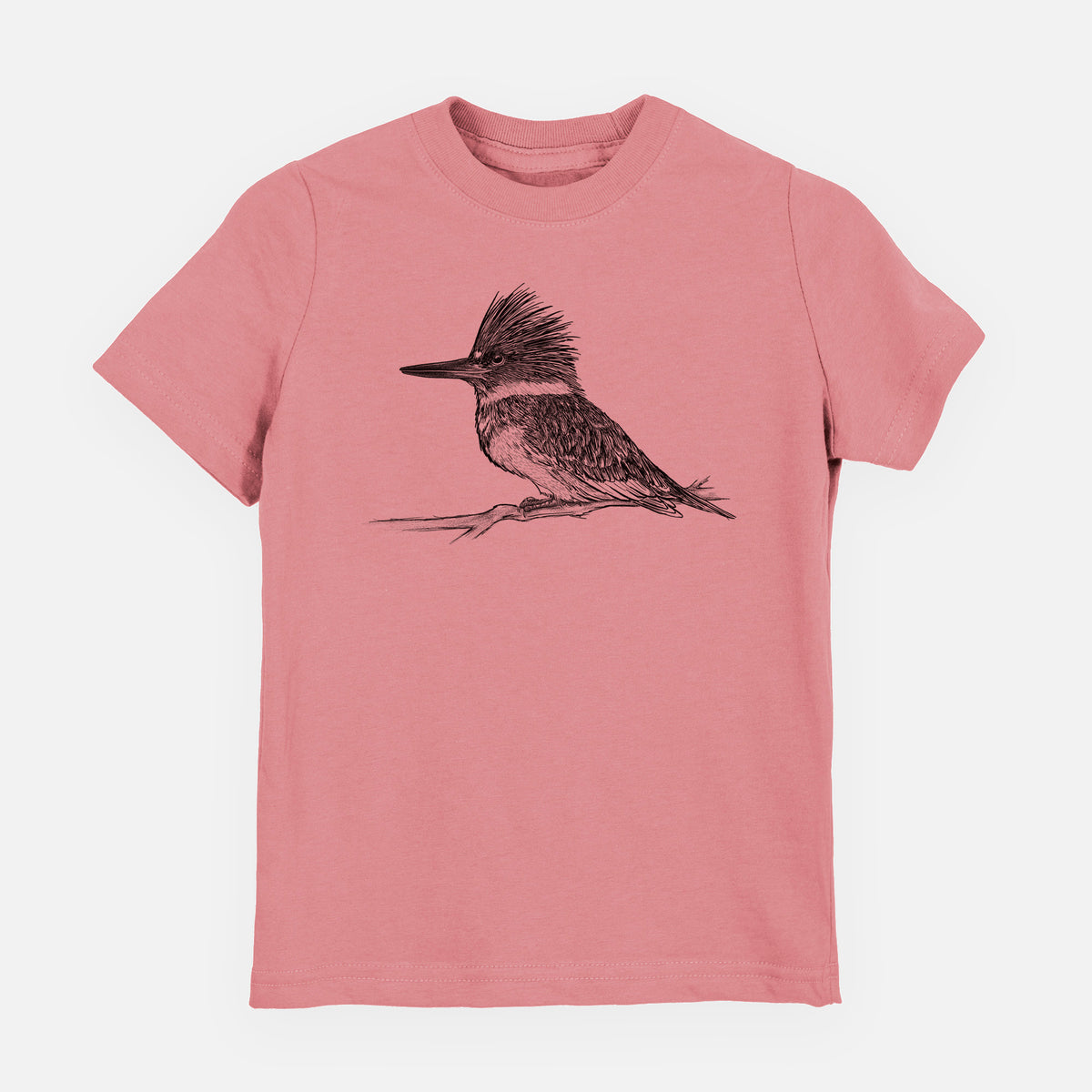 Belted Kingfisher - Megaceryle alcyon - Youth Shirt