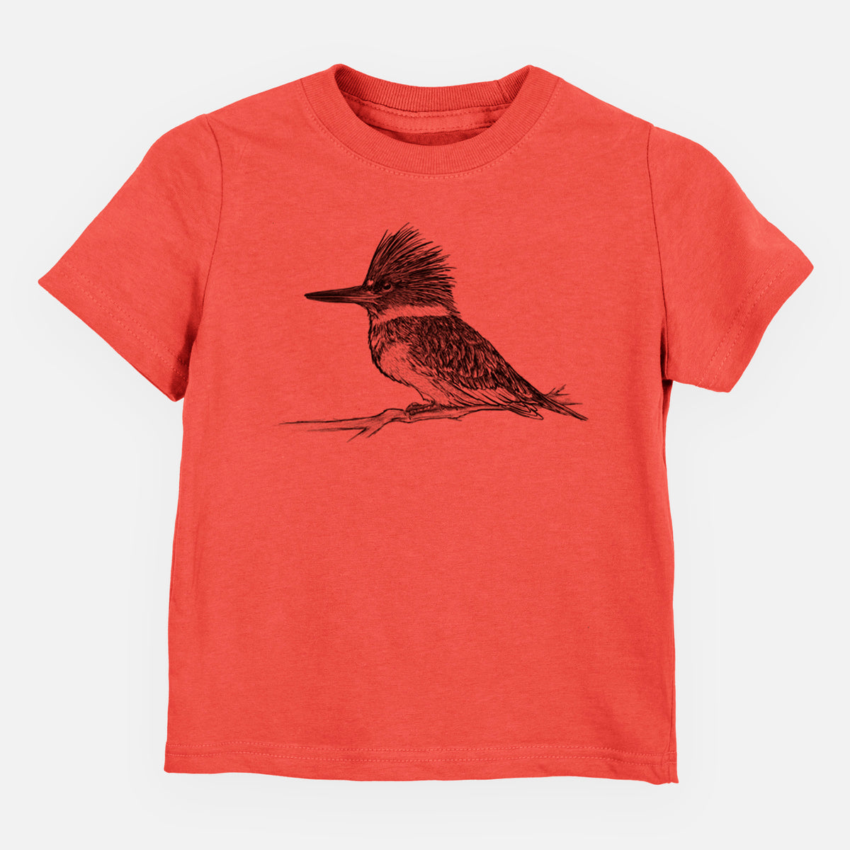 Belted Kingfisher - Megaceryle alcyon - Toddler/Youth Shirt