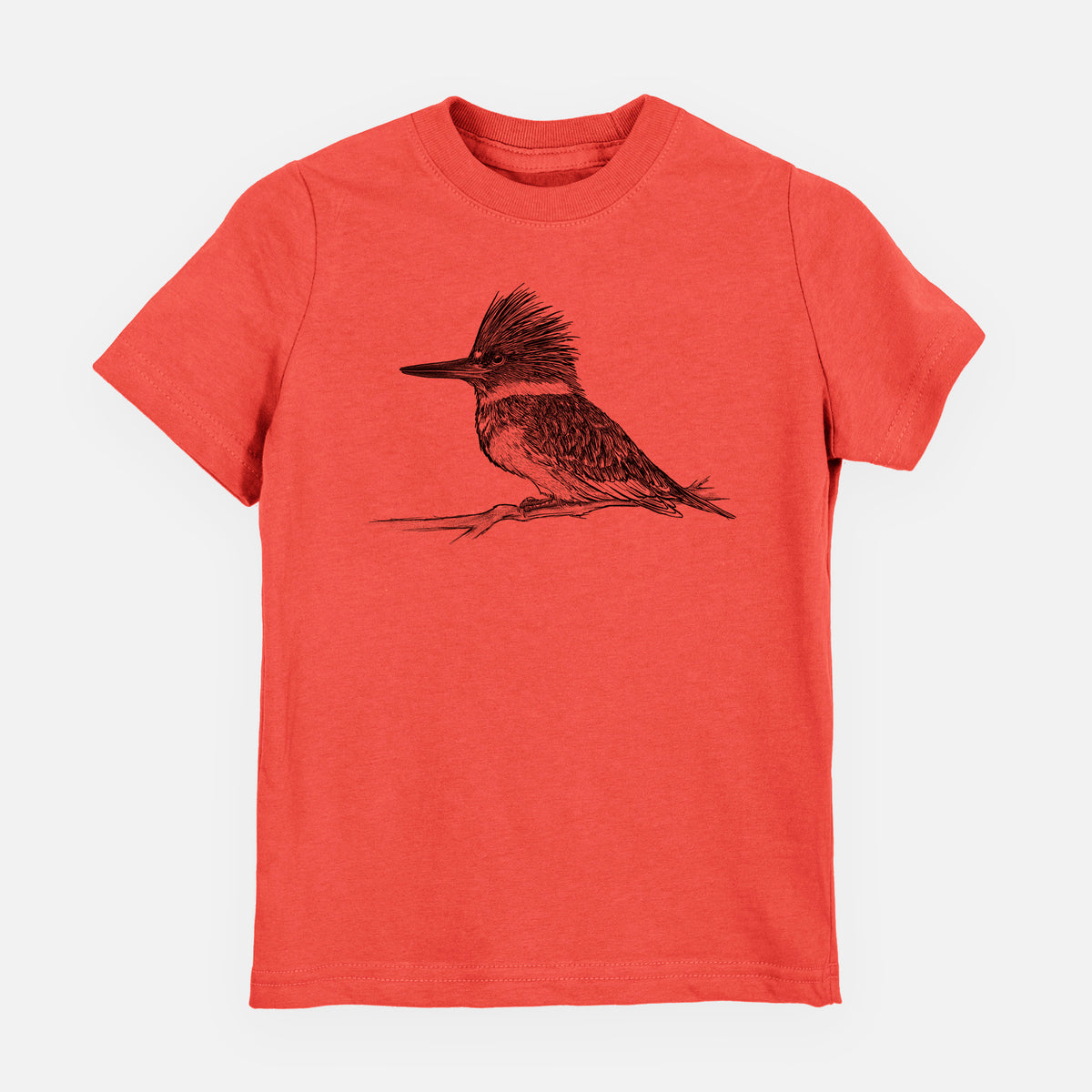 Belted Kingfisher - Megaceryle alcyon - Toddler/Youth Shirt