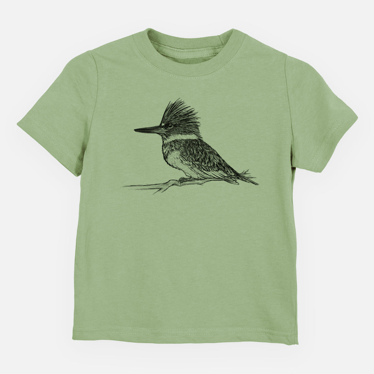 Belted Kingfisher - Megaceryle alcyon - Toddler/Youth Shirt