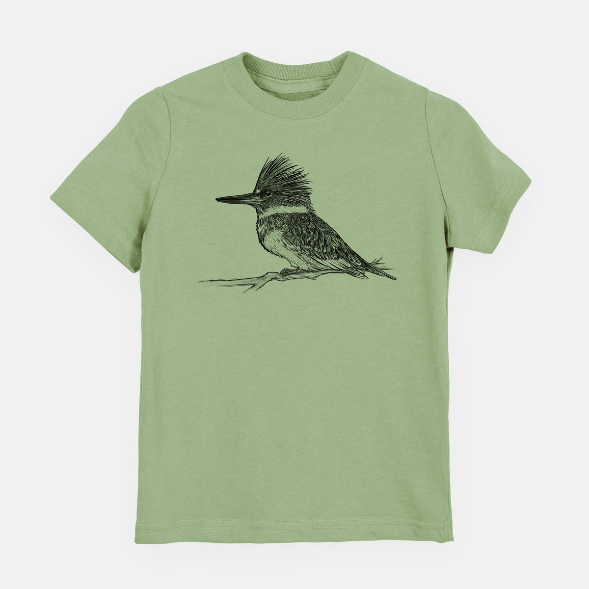 Belted Kingfisher - Megaceryle alcyon - Toddler/Youth Shirt