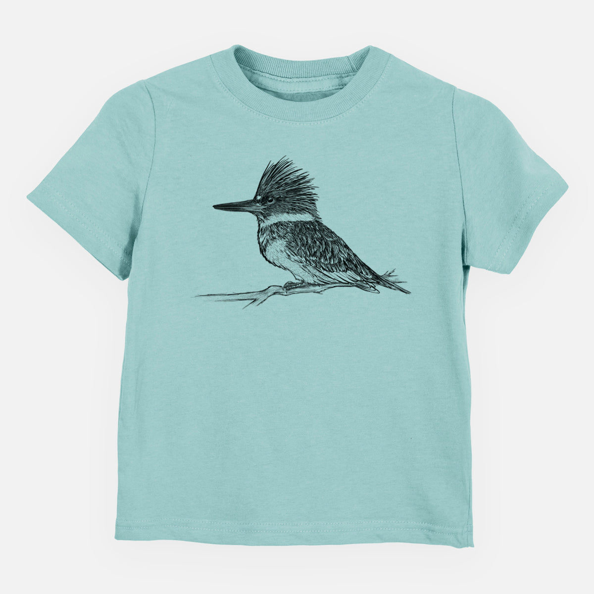 Belted Kingfisher - Megaceryle alcyon - Toddler/Youth Shirt