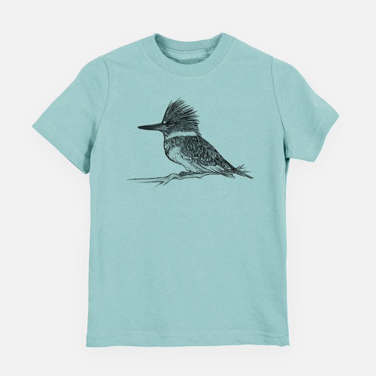 Belted Kingfisher - Megaceryle alcyon - Youth Shirt