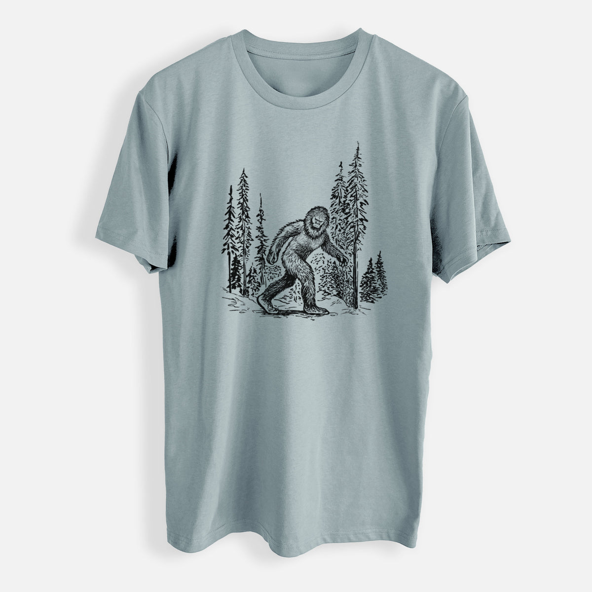 Bigfoot in the Woods - Mens Everyday Staple Tee