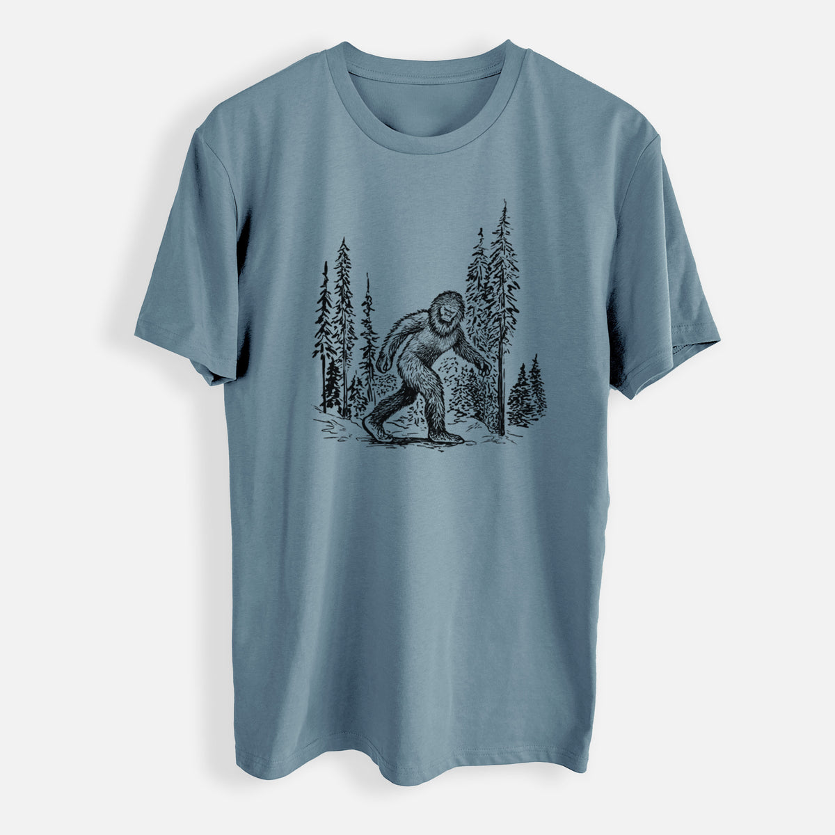 Bigfoot in the Woods - Mens Everyday Staple Tee