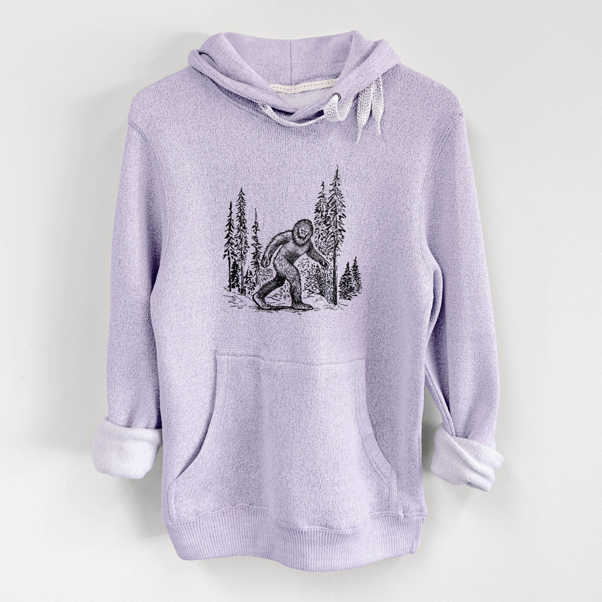 Bigfoot in the Woods - Knit Hoodie