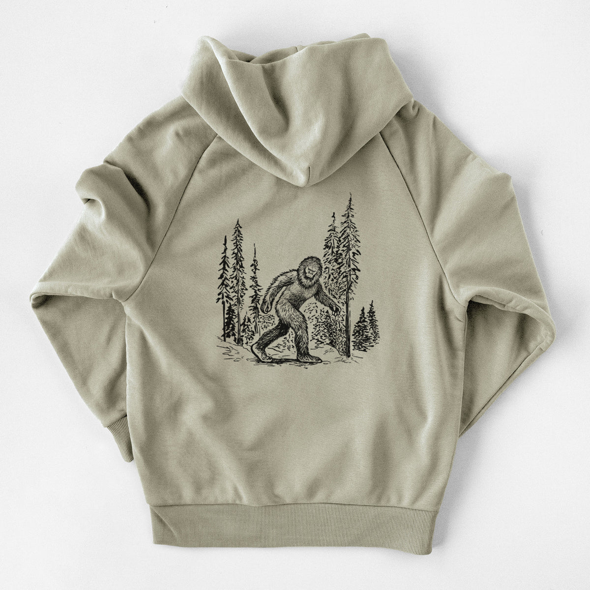Bigfoot in the Woods - UltraLuxe Heavyweight French Terry Hoodie