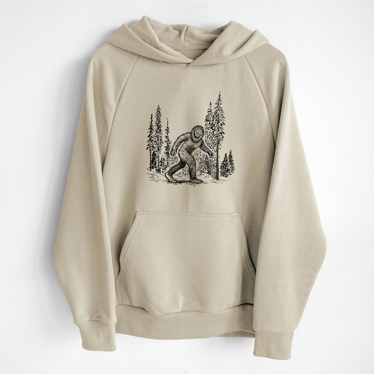 Bigfoot in the Woods - UltraLuxe Heavyweight French Terry Hoodie