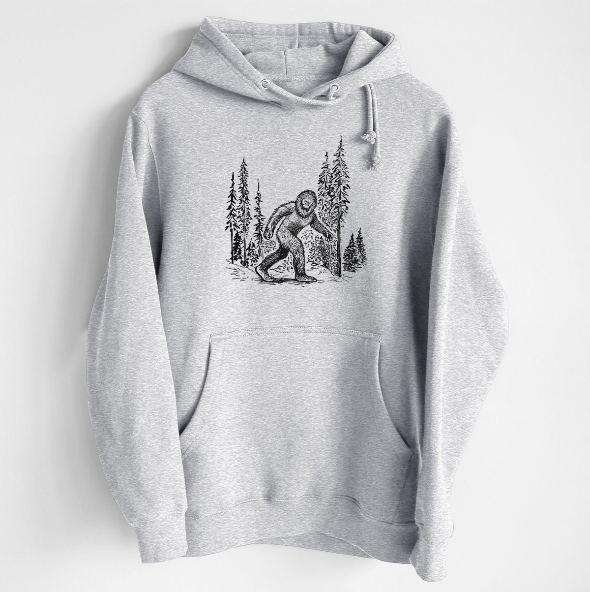 Bigfoot in the Woods - Heavyweight Fleece Hoodie