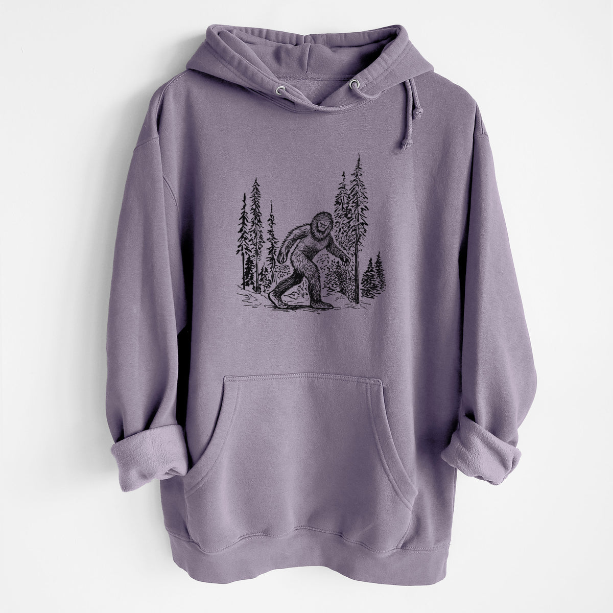Bigfoot in the Woods - Heavyweight Fleece Hoodie