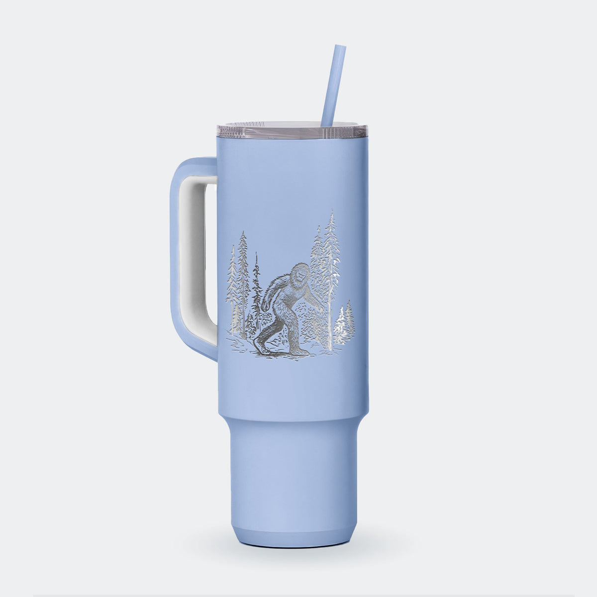 Bigfoot in the Woods - 40oz Skinny Recharge Tumbler