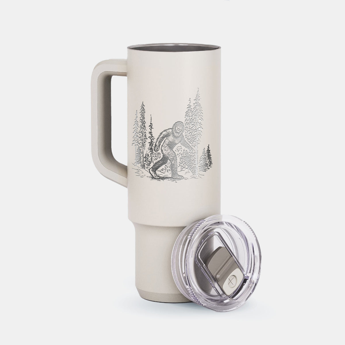 Bigfoot in the Woods - 40oz Skinny Recharge Tumbler