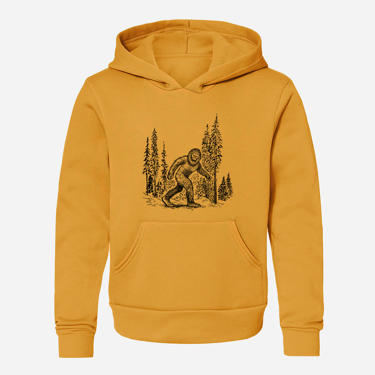 Bigfoot in the Woods - Youth Hoodie Sweatshirt