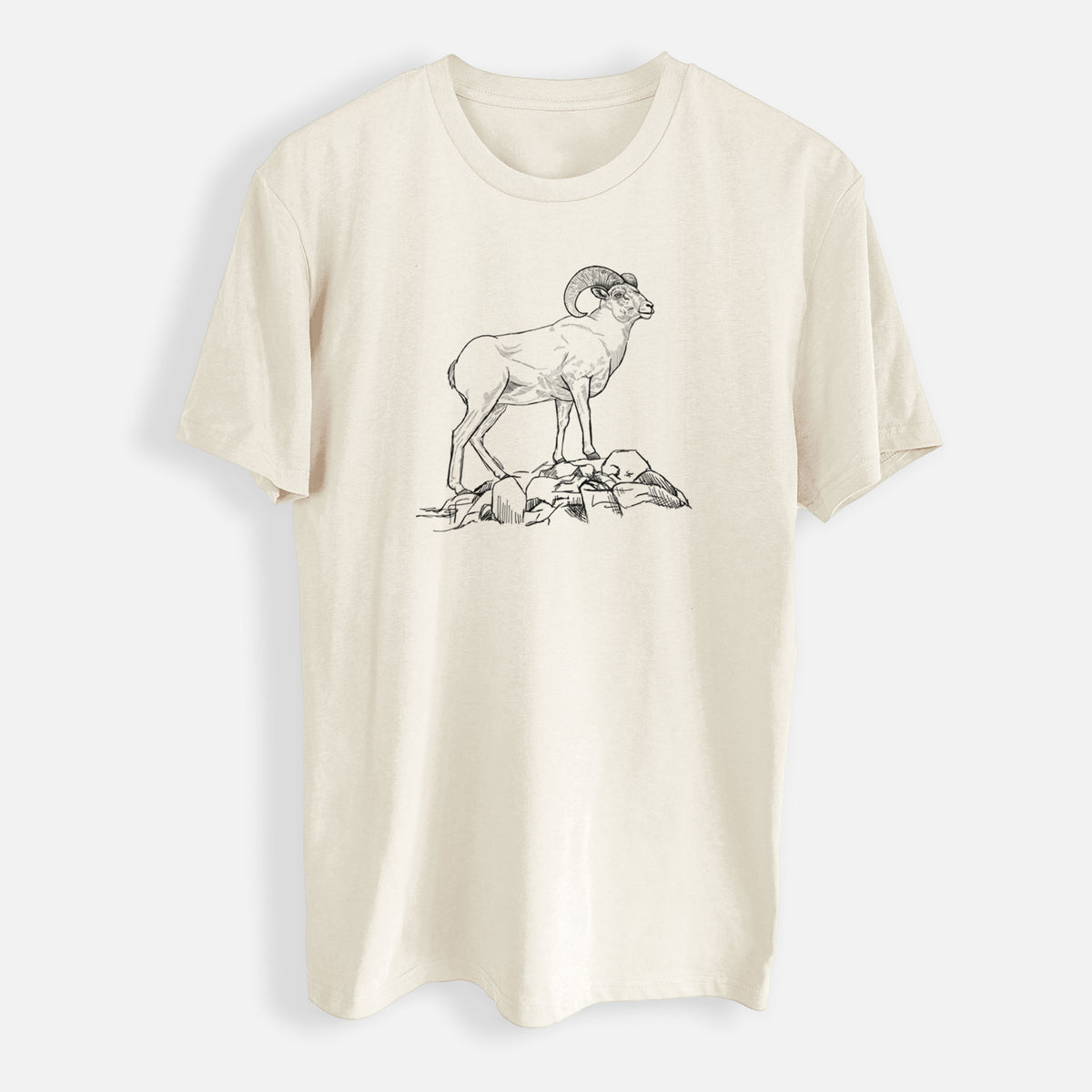 Bighorn Sheep Ram - Ovis canadensis - Mens Everyday Staple Tee