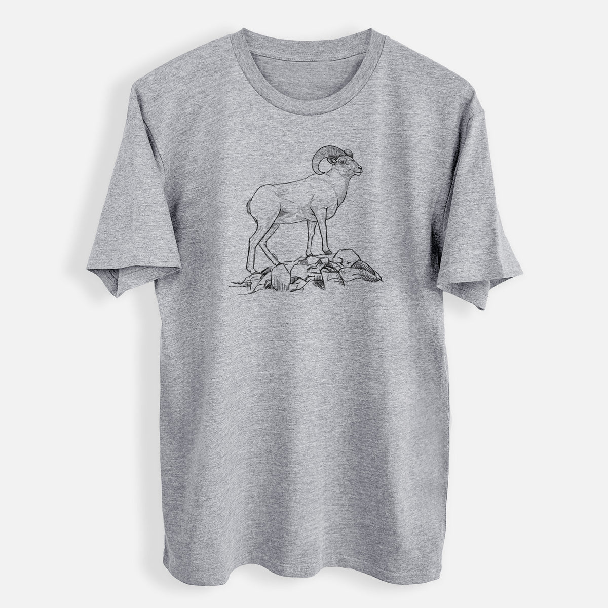 Bighorn Sheep Ram - Ovis canadensis - Mens Everyday Staple Tee