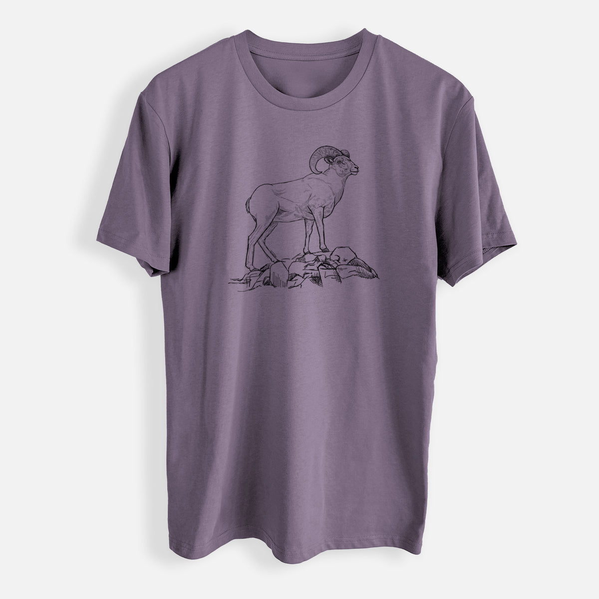 Bighorn Sheep Ram - Ovis canadensis - Mens Everyday Staple Tee