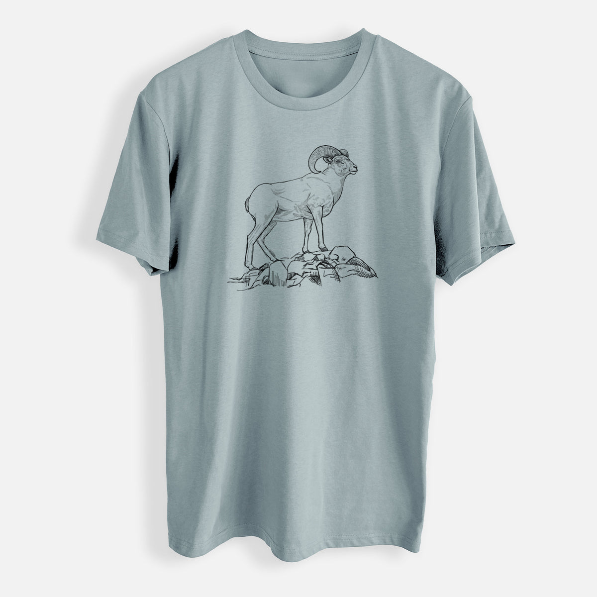 Bighorn Sheep Ram - Ovis canadensis - Mens Everyday Staple Tee