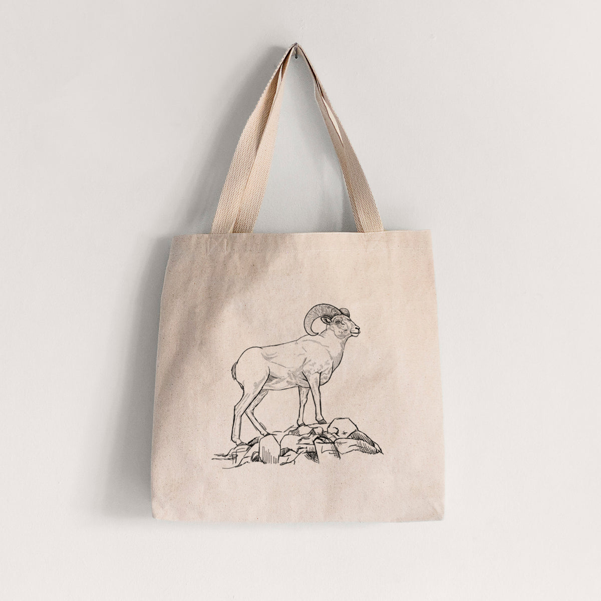 Bighorn Sheep Ram - Ovis canadensis - Tote Bag