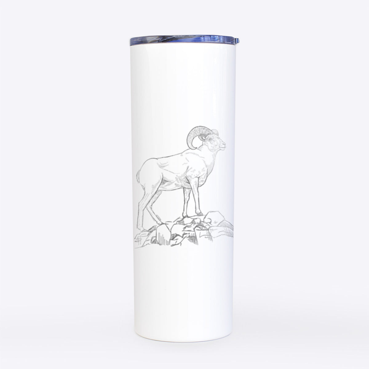 Bighorn Sheep Ram - Ovis canadensis - 20oz Skinny Tumbler