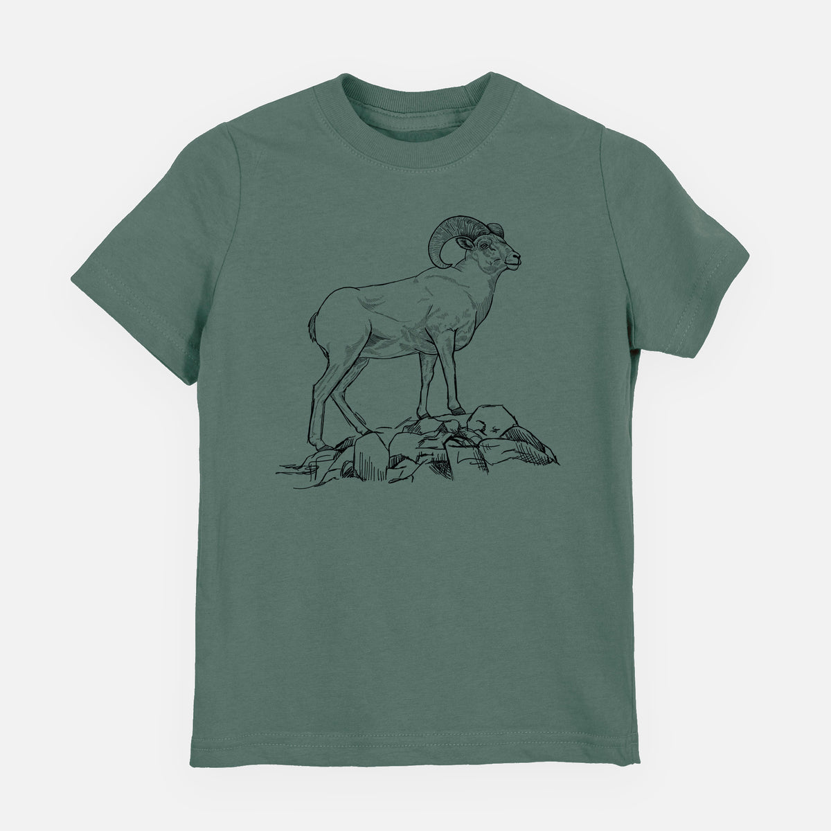 Bighorn Sheep Ram - Ovis canadensis - Youth Shirt