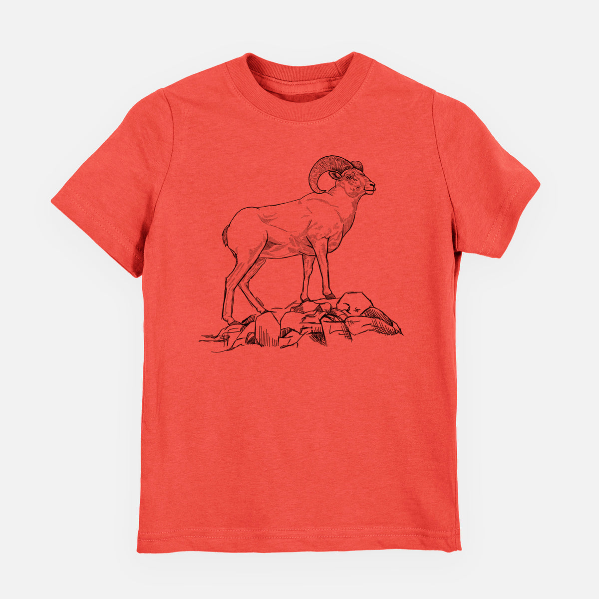 Bighorn Sheep Ram - Ovis canadensis - Toddler/Youth Shirt