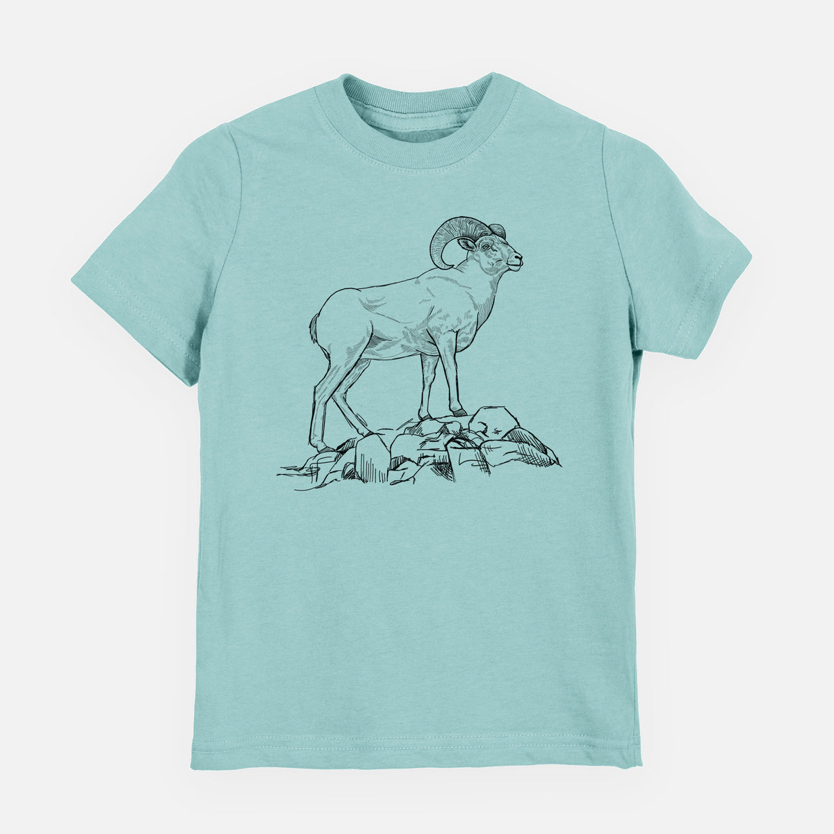 Bighorn Sheep Ram - Ovis canadensis - Youth Shirt