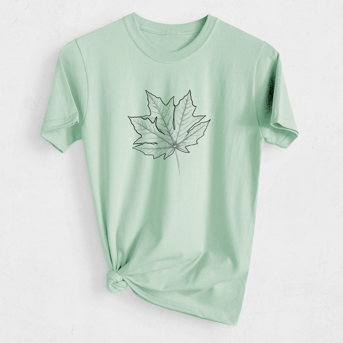 Bigleaf Maple - Acer macrophyllum - Heavyweight Men&#39;s 100% Organic Cotton Tee