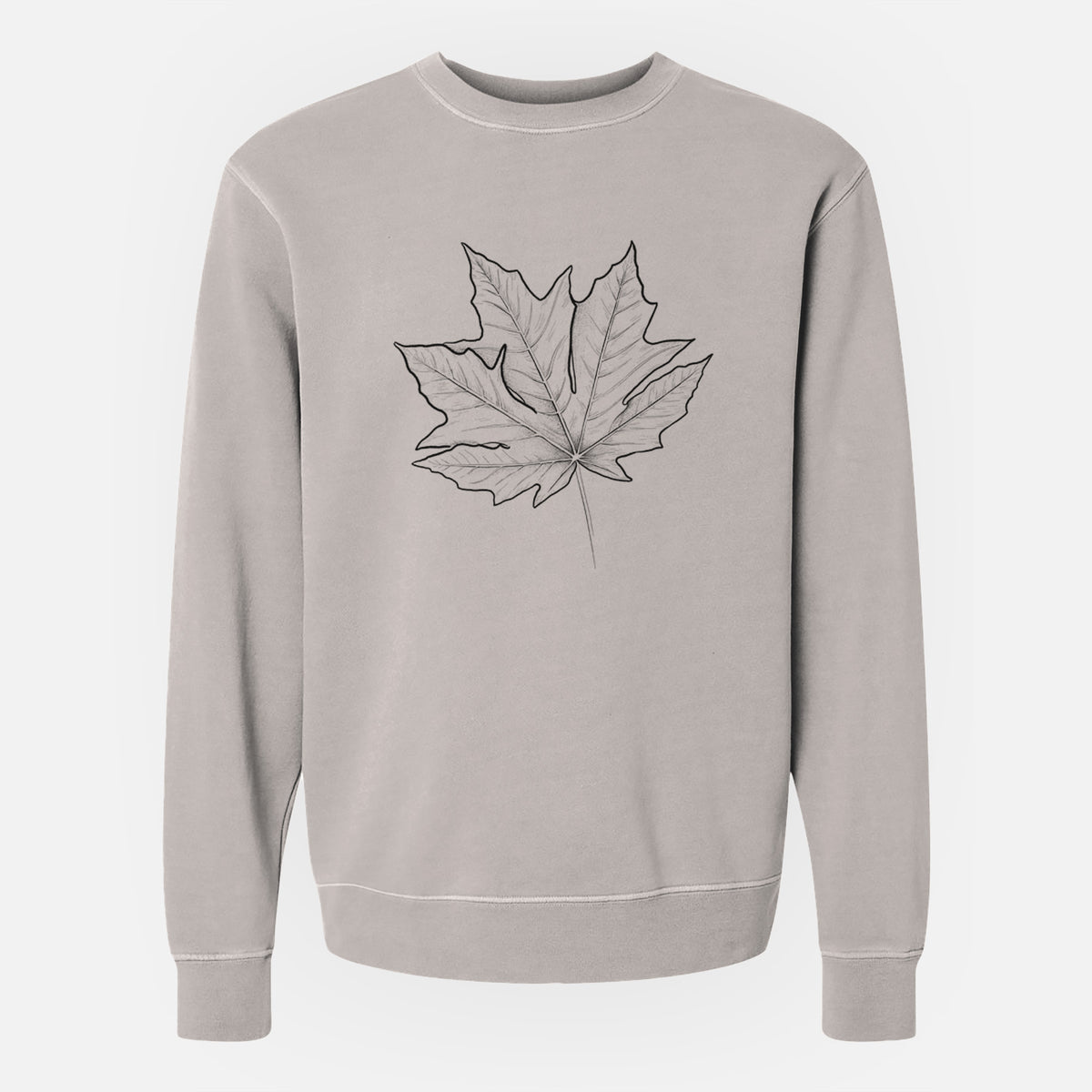 Bigleaf Maple - Acer macrophyllum - Unisex Pigment Dyed Crew Sweatshirt