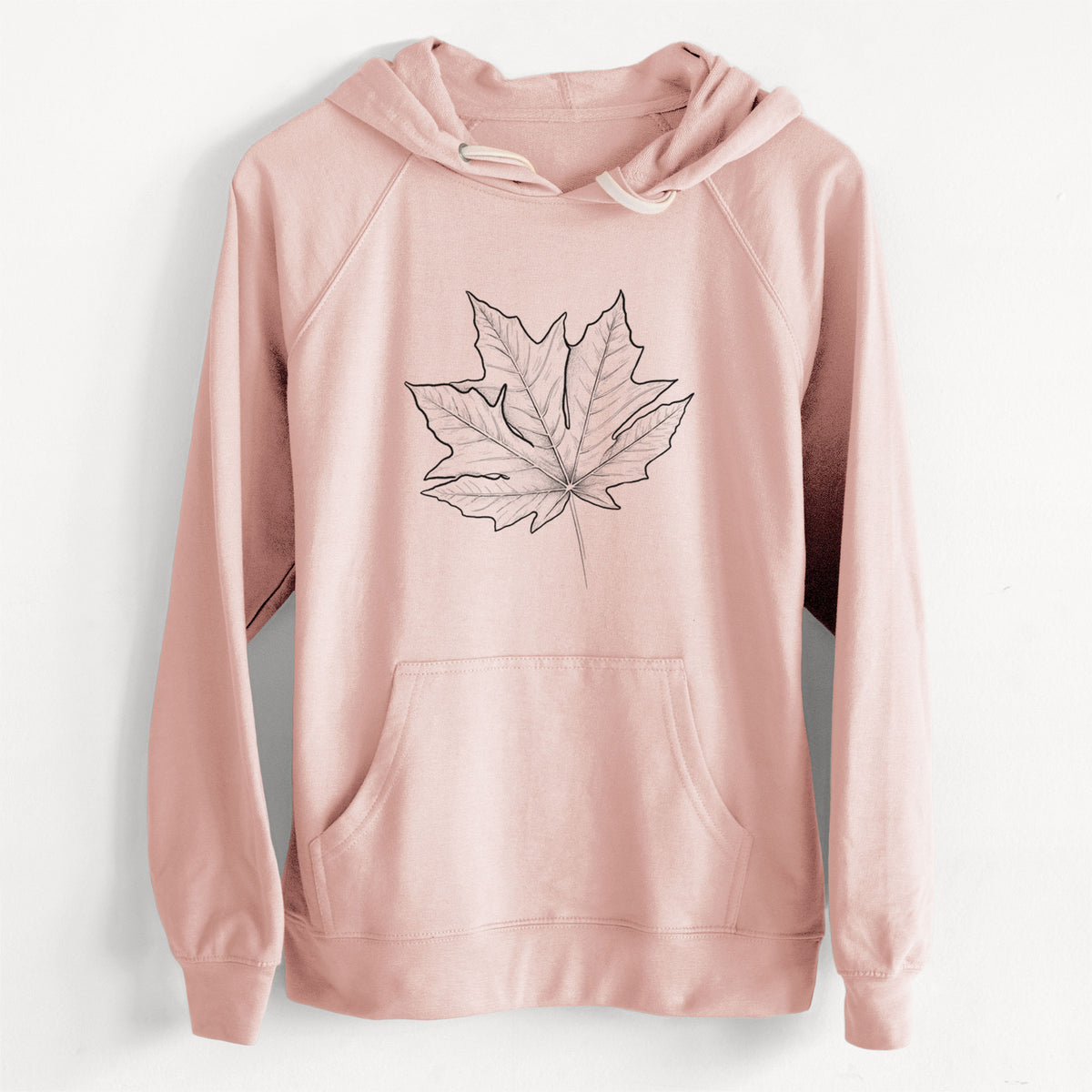 CLEARANCE - Bigleaf Maple - Acer macrophyllum  - Unisex Slim Fit Loopback Terry Hoodie