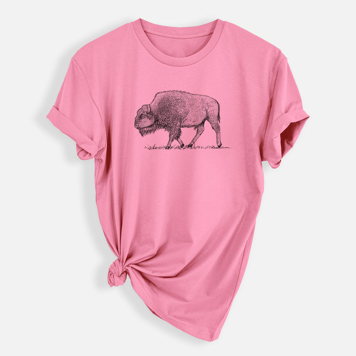 American Bison / Buffalo - Bison bison - Mens Everyday Staple Tee