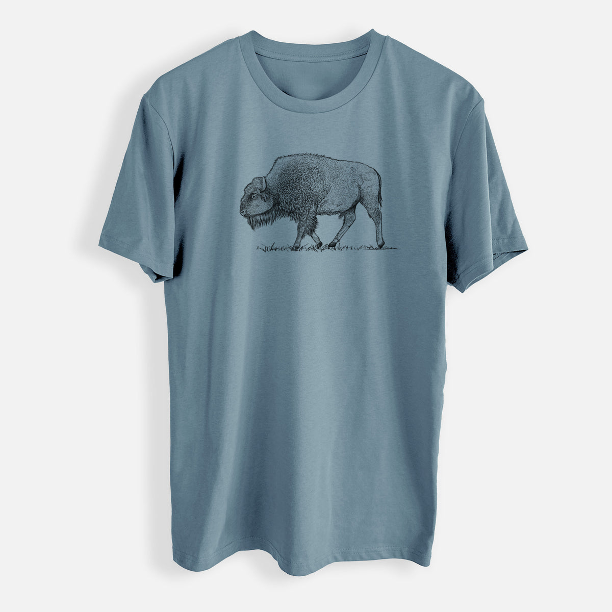 American Bison / Buffalo - Bison bison - Mens Everyday Staple Tee
