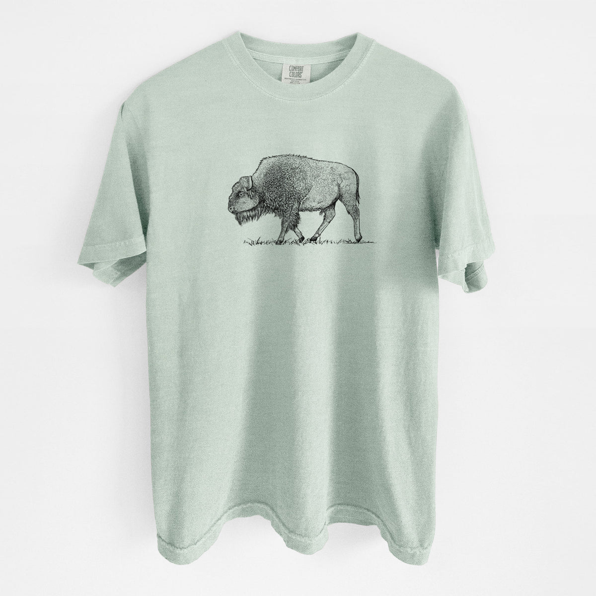 American Bison / Buffalo - Bison bison - Unisex Comfort Colors Garment-Dyed Heavyweight T-shirt