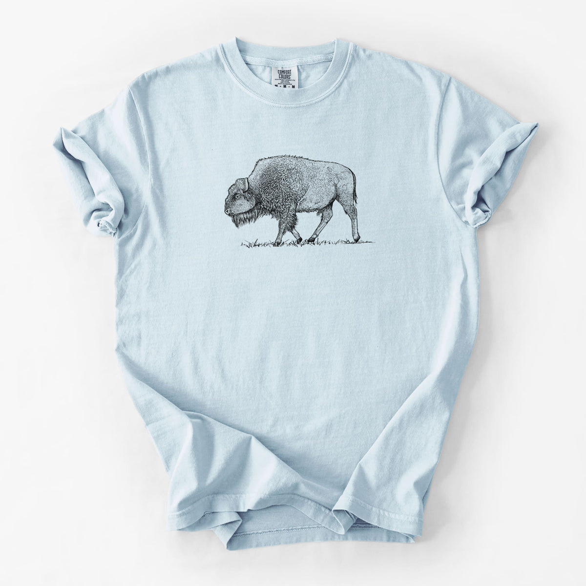 American Bison / Buffalo - Bison bison - Unisex Comfort Colors Garment-Dyed Heavyweight T-shirt
