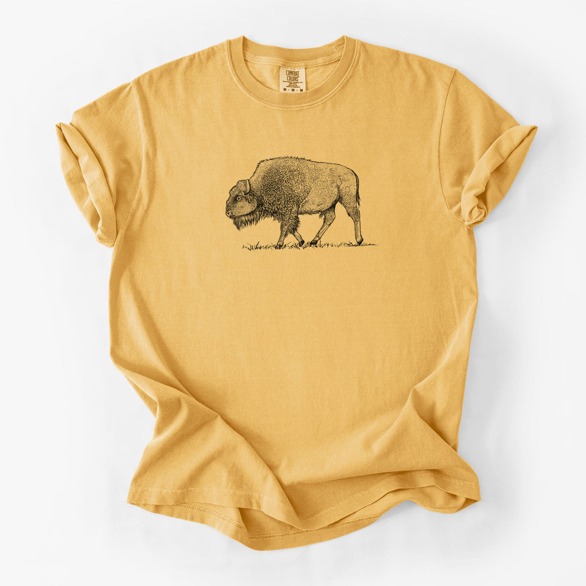 American Bison / Buffalo - Bison bison - Unisex Comfort Colors Garment-Dyed Heavyweight T-shirt