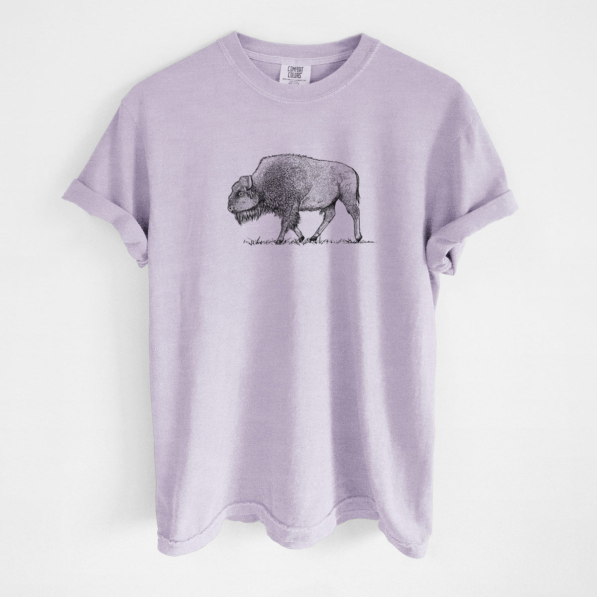 American Bison / Buffalo - Bison bison - Unisex Comfort Colors Garment-Dyed Heavyweight T-shirt