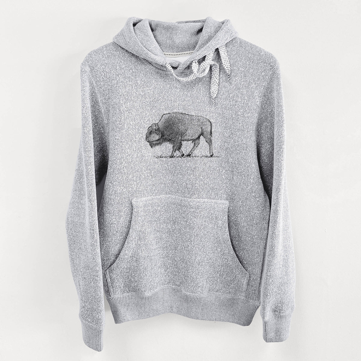 American Bison / Buffalo - Bison bison - Knit Hoodie