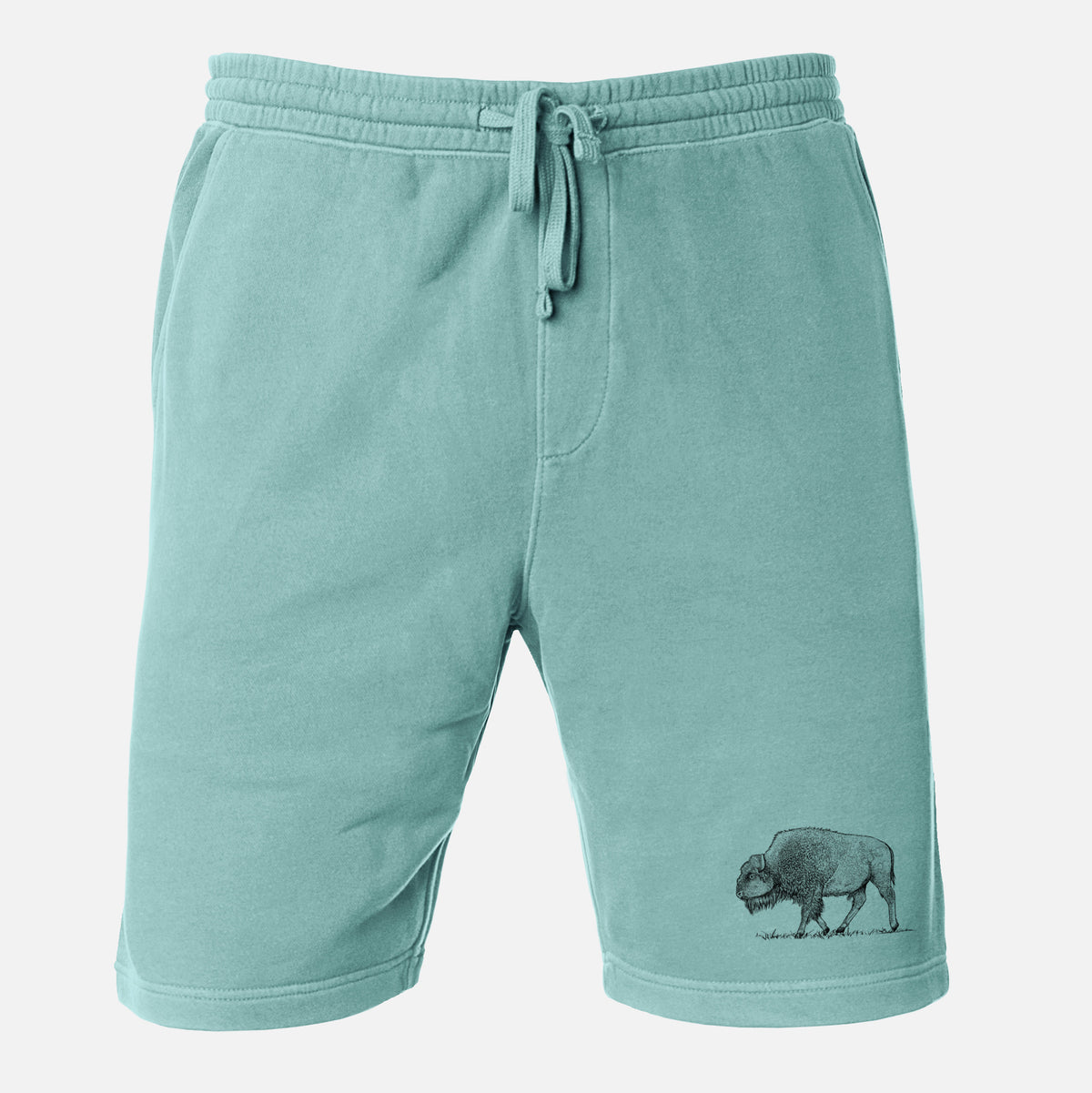 American Bison / Buffalo - Bison bison - Unisex Pigment Dyed Shorts