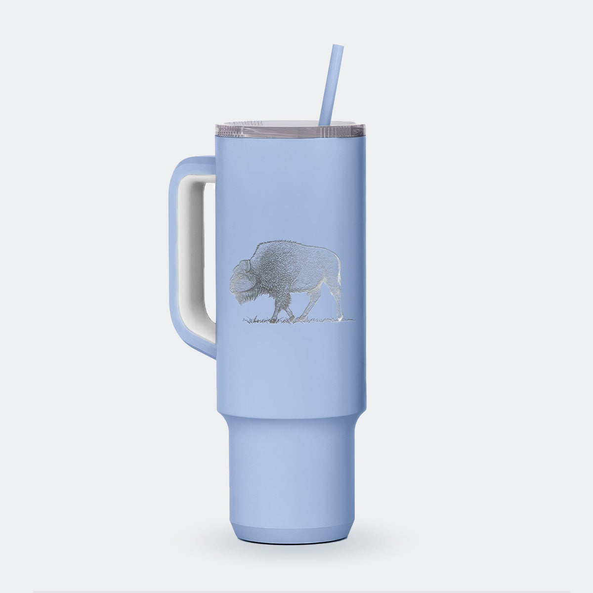 American Bison / Buffalo - Bison bison - 40oz Skinny Recharge Tumbler