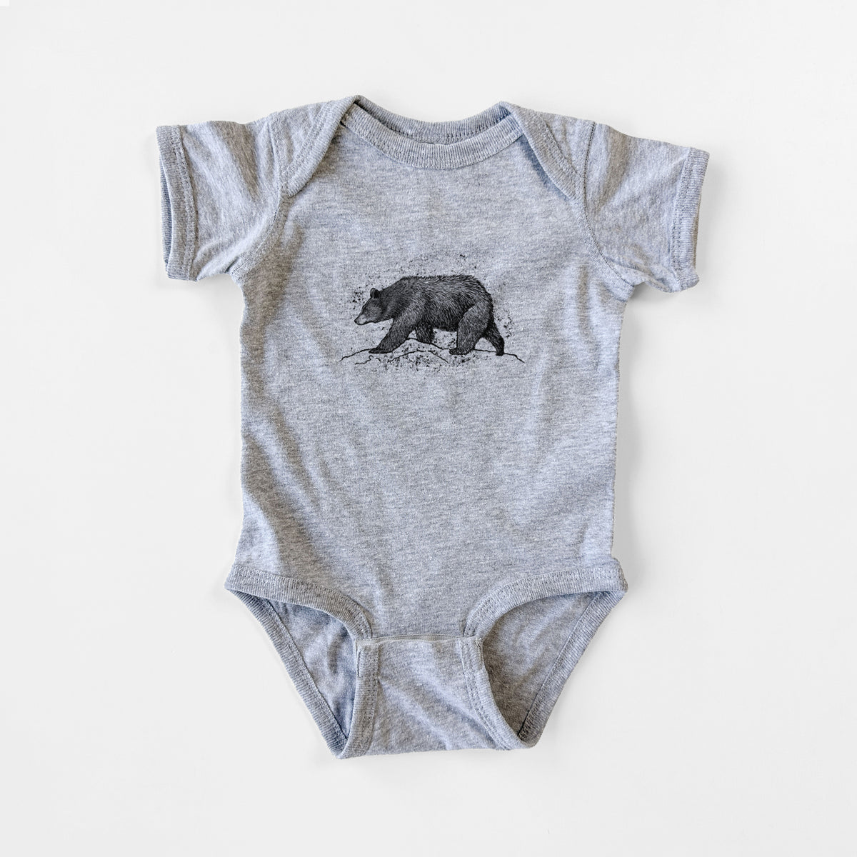 Black Bear - Baby Fine Jersey Bodysuit