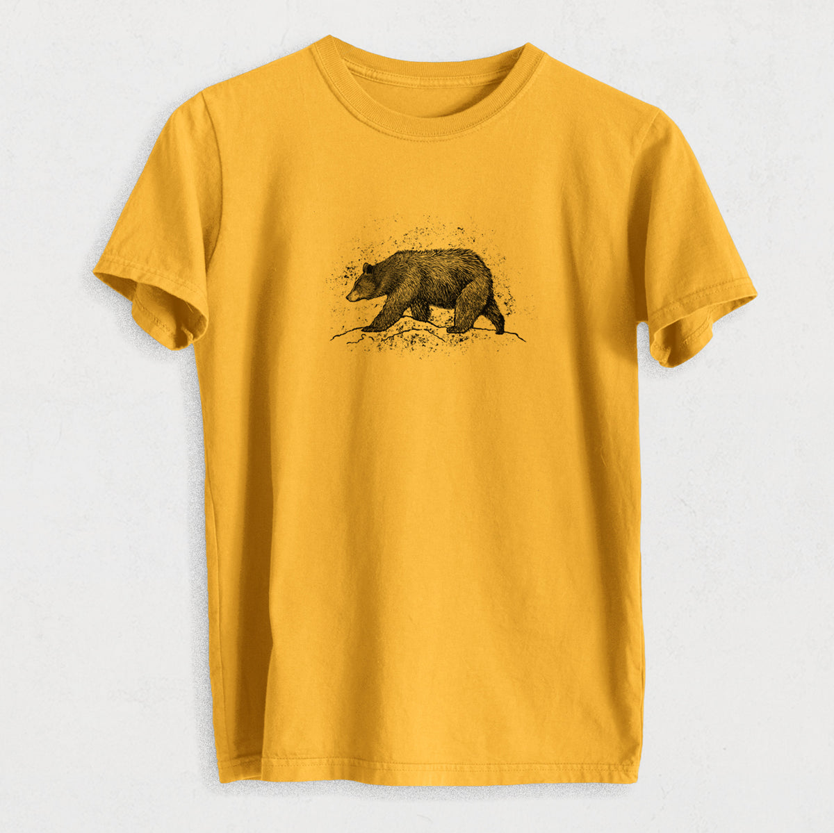 Black Bear - Heavyweight Men&#39;s 100% Organic Cotton Tee
