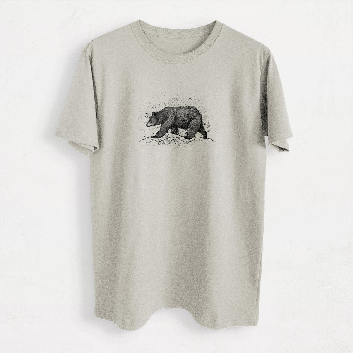Black Bear - Heavyweight Men&#39;s 100% Organic Cotton Tee
