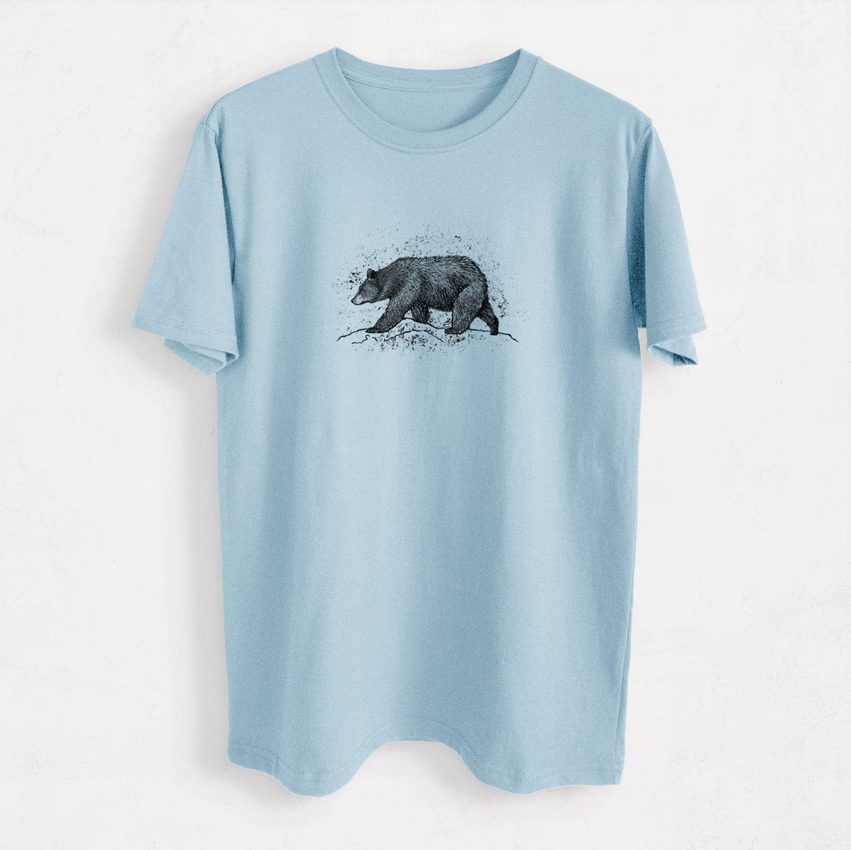 Black Bear - Heavyweight Men&#39;s 100% Organic Cotton Tee