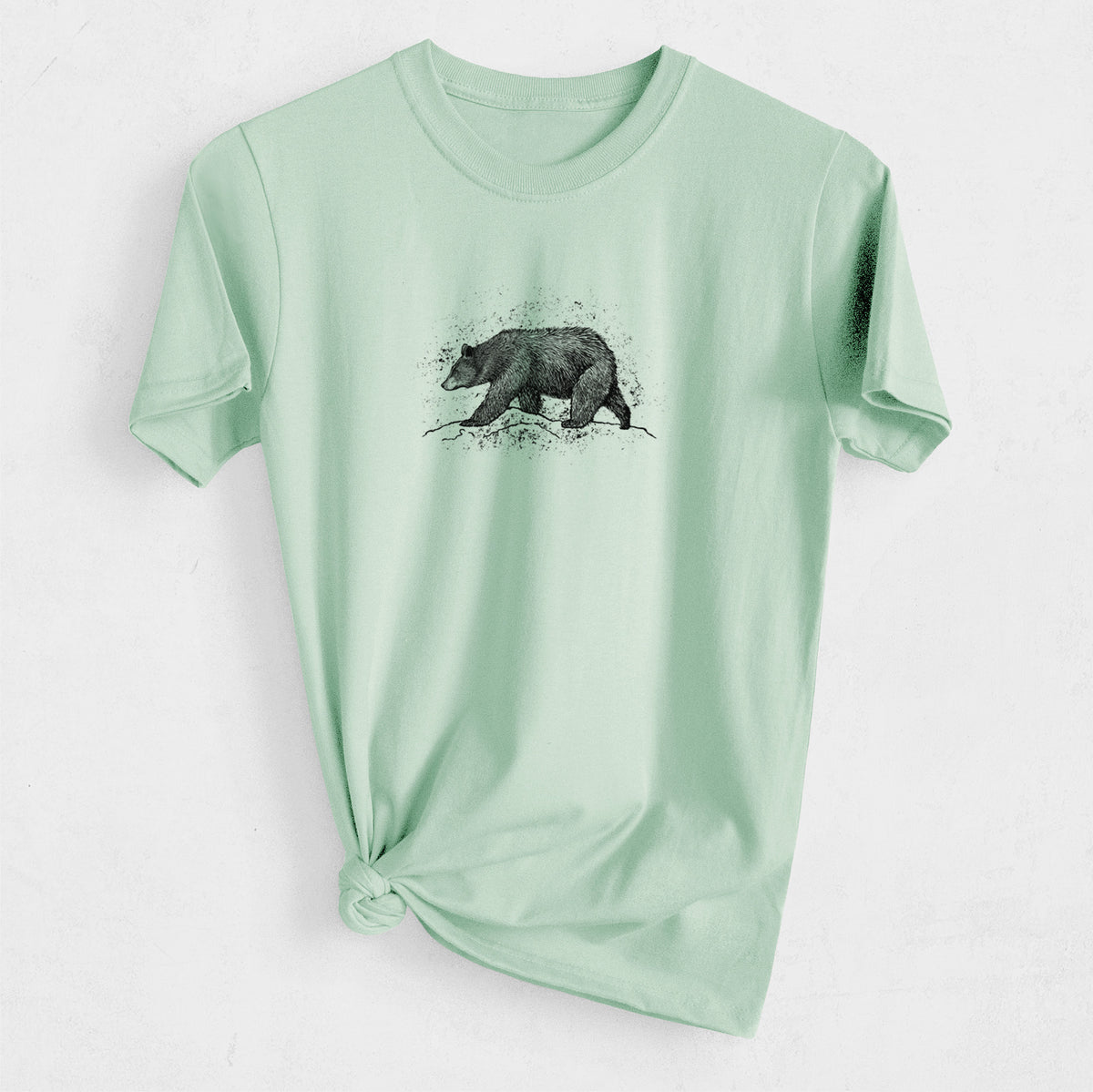 Black Bear - Heavyweight Men&#39;s 100% Organic Cotton Tee