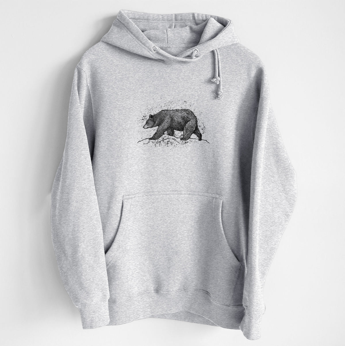 Black Bear - Heavyweight Fleece Hoodie